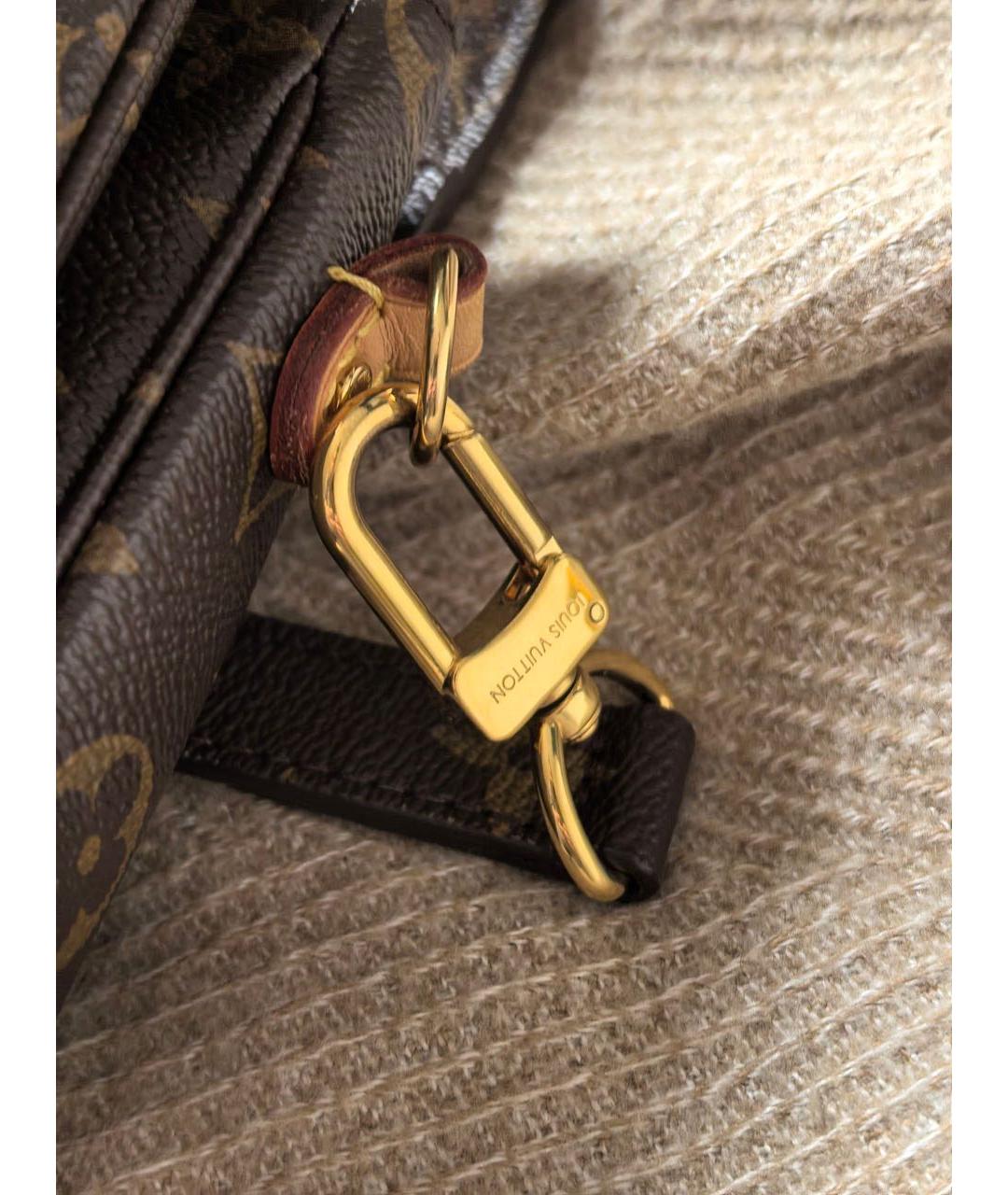 LOUIS VUITTON Коричневая сумка через плечо, фото 6