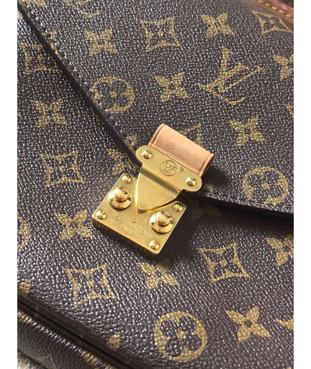 LOUIS VUITTON Коричневая сумка через плечо, фото 3