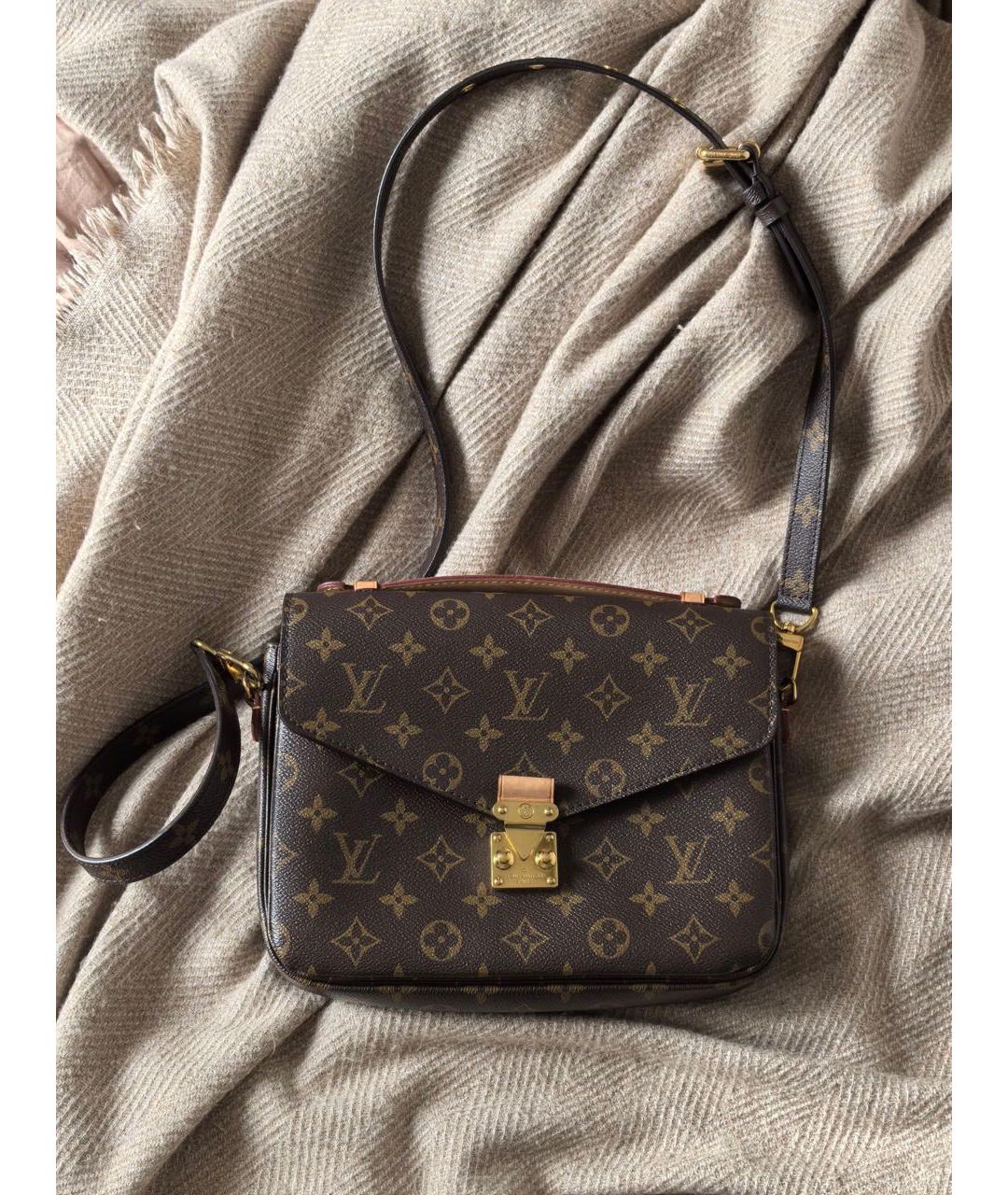 LOUIS VUITTON Коричневая сумка через плечо, фото 8