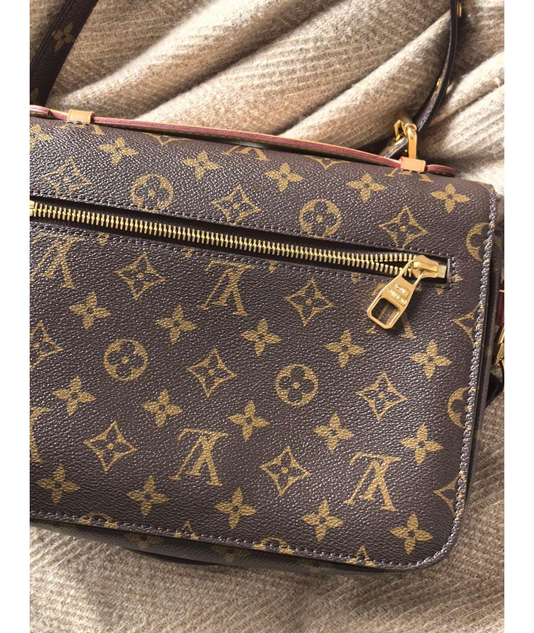 LOUIS VUITTON Коричневая сумка через плечо, фото 2