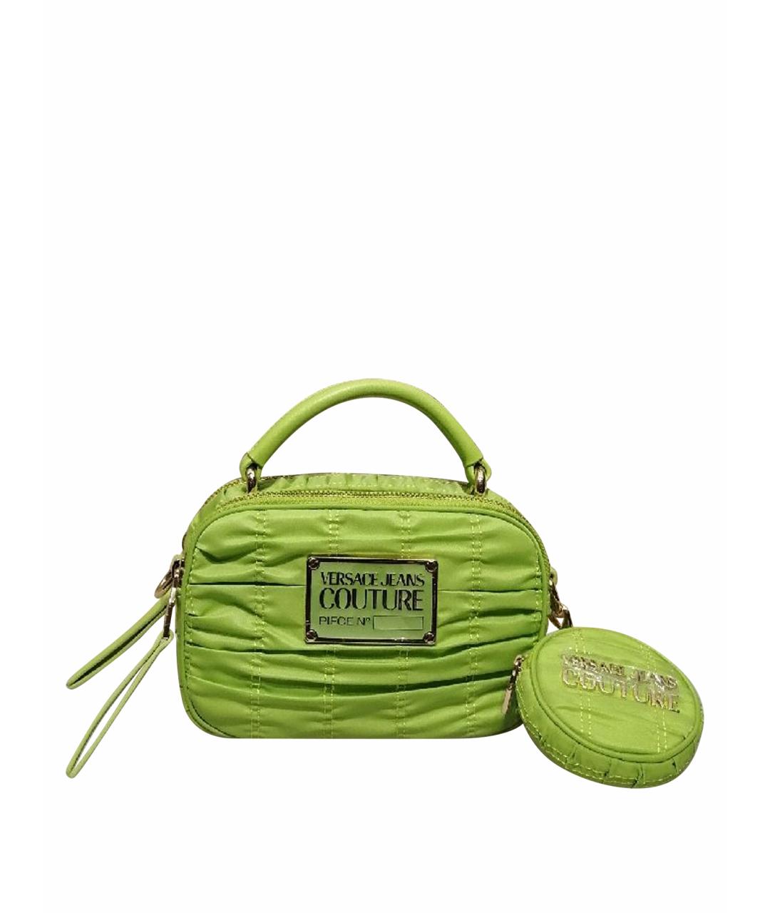 VERSACE JEANS COUTURE Салатовая сумка через плечо, фото 1