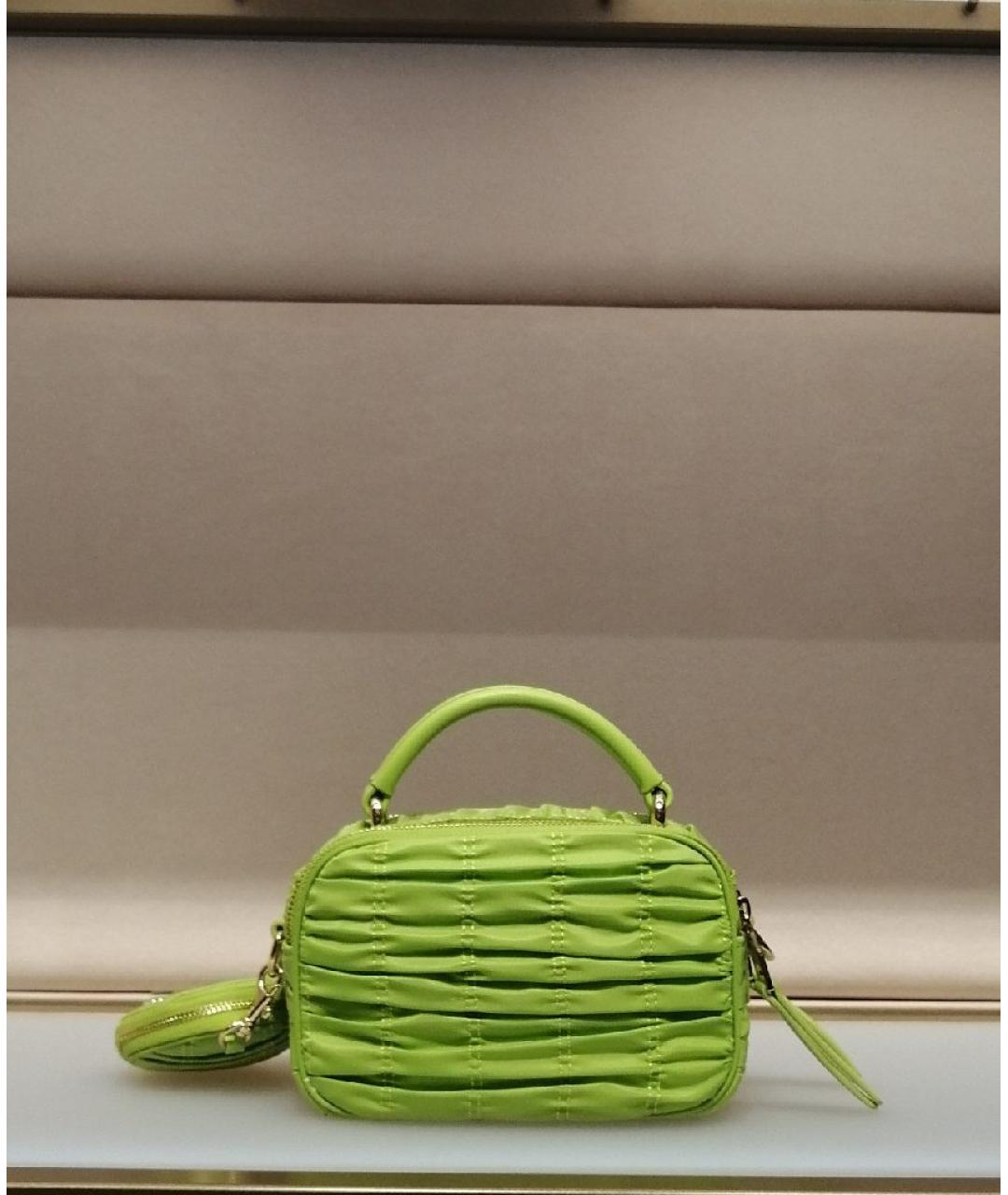 VERSACE JEANS COUTURE Салатовая сумка через плечо, фото 3