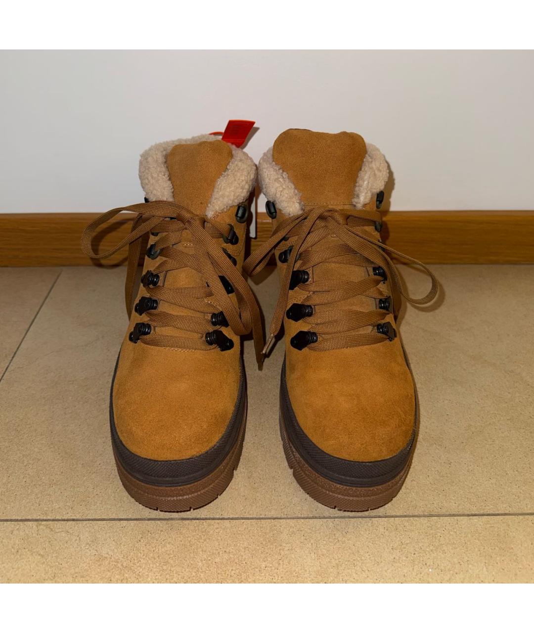 SEE BY CHLOE Коричневые замшевые ботинки, фото 4
