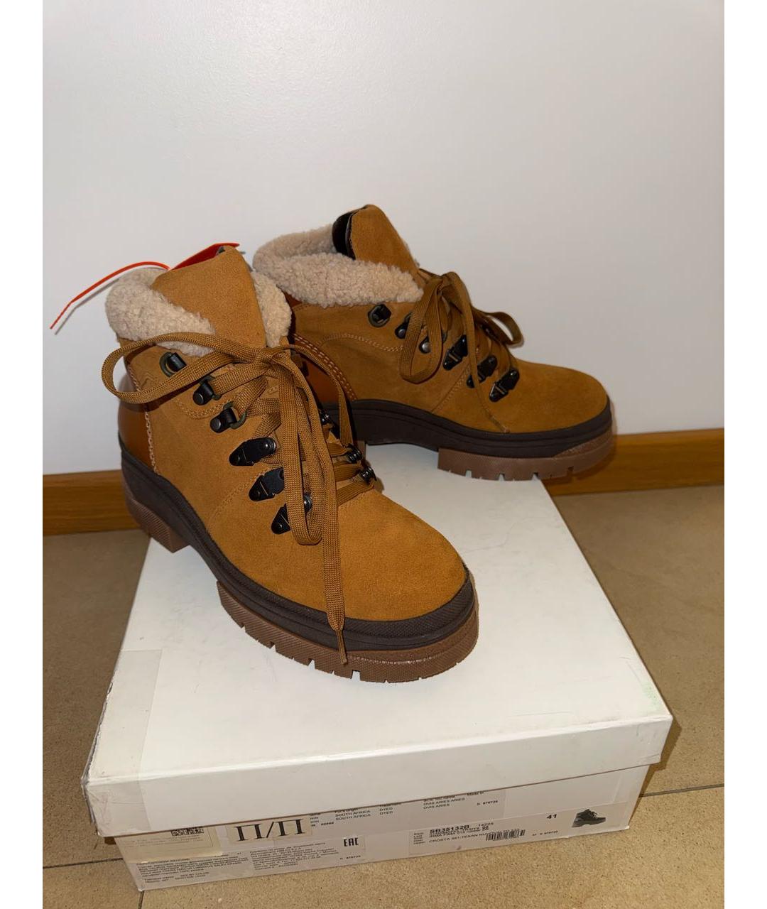 SEE BY CHLOE Коричневые замшевые ботинки, фото 6