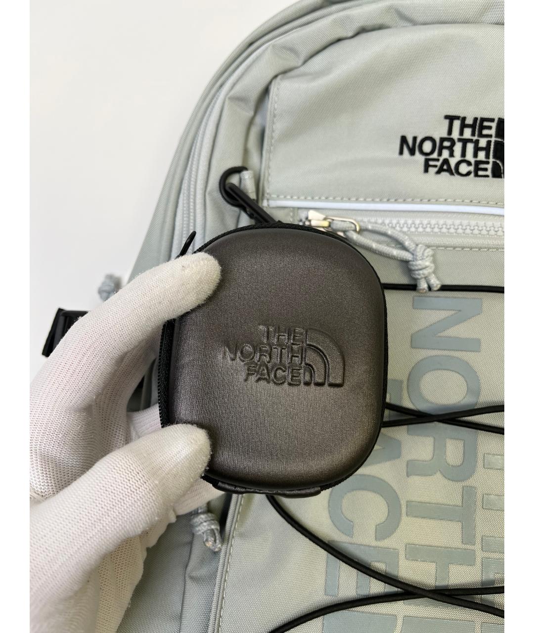THE NORTH FACE Серый тканевый рюкзак, фото 3