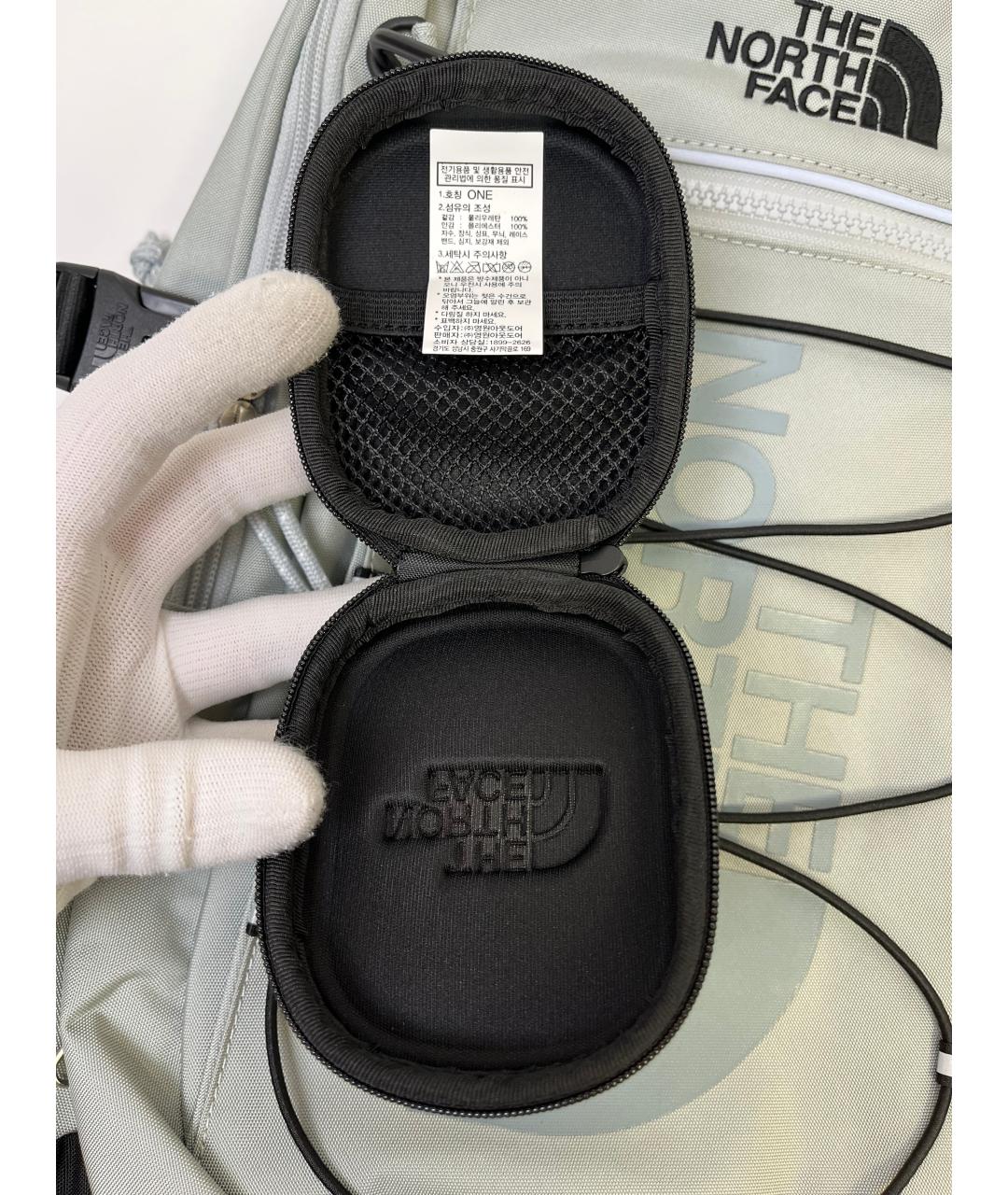 THE NORTH FACE Серый тканевый рюкзак, фото 4