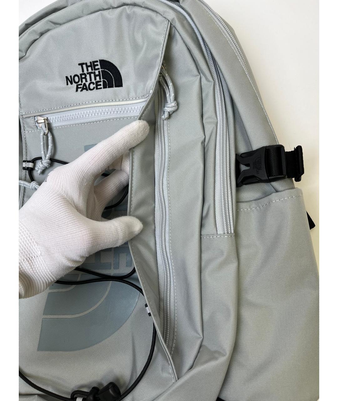 THE NORTH FACE Серый тканевый рюкзак, фото 5