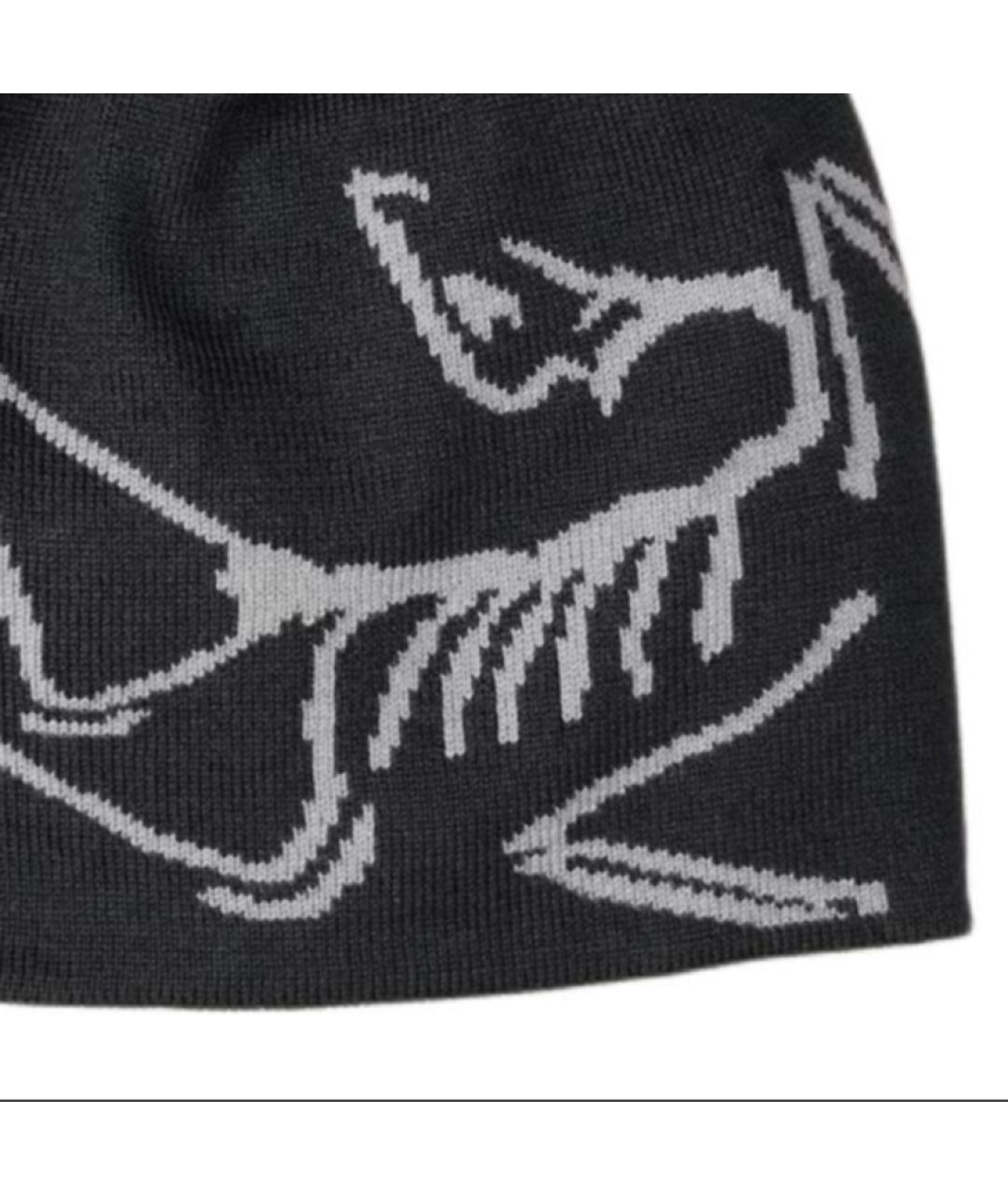 ARCTERYX Черная шапка, фото 2