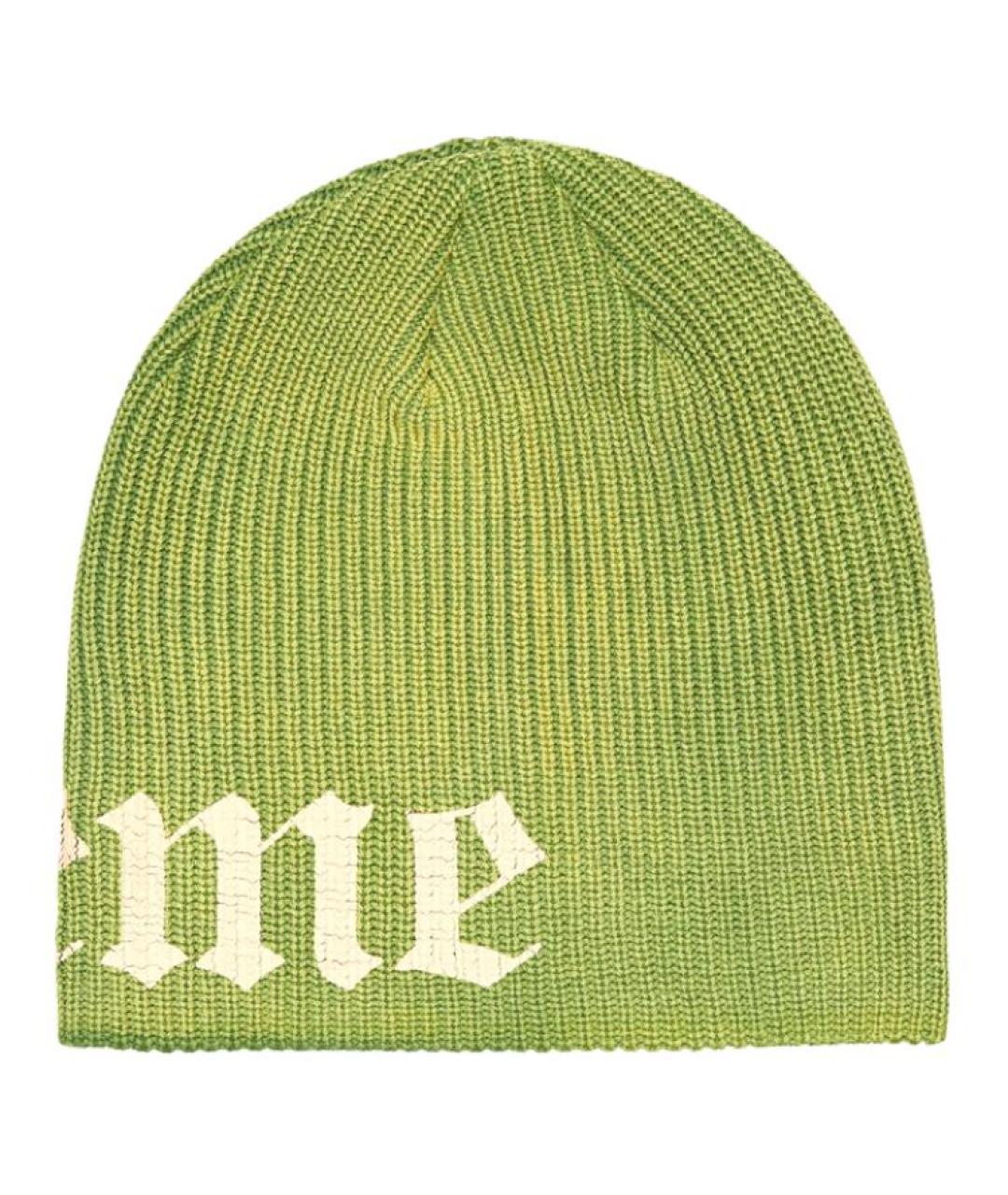 SUPREME Зеленая шапка, фото 2