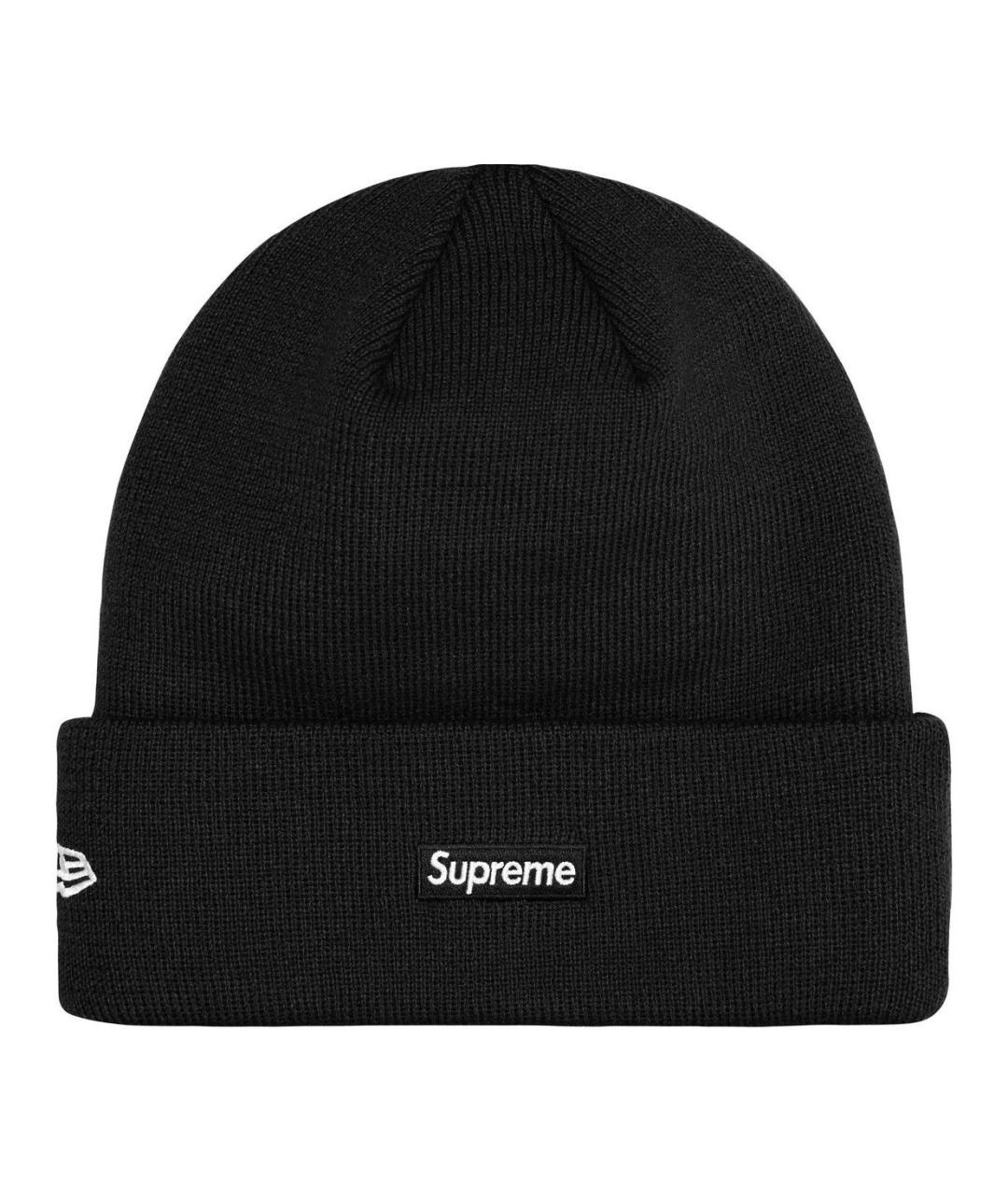 SUPREME Черная шапка, фото 2