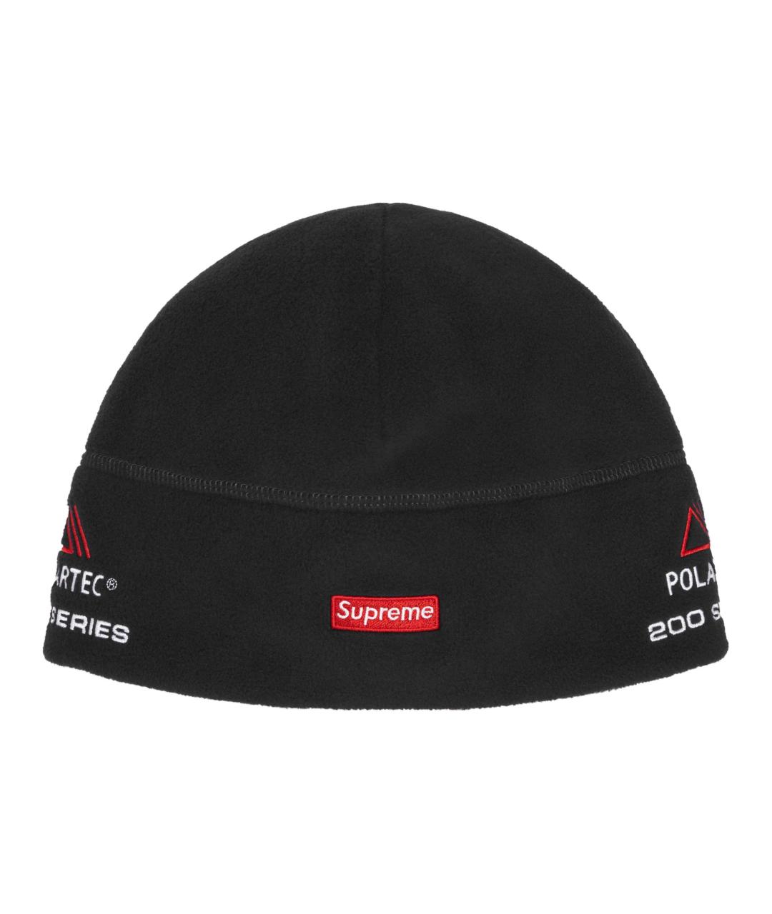 SUPREME Черная шапка, фото 2