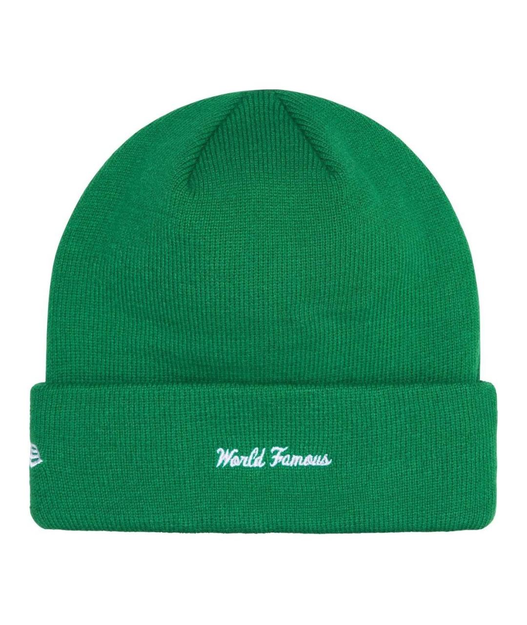 SUPREME Зеленая шапка, фото 2