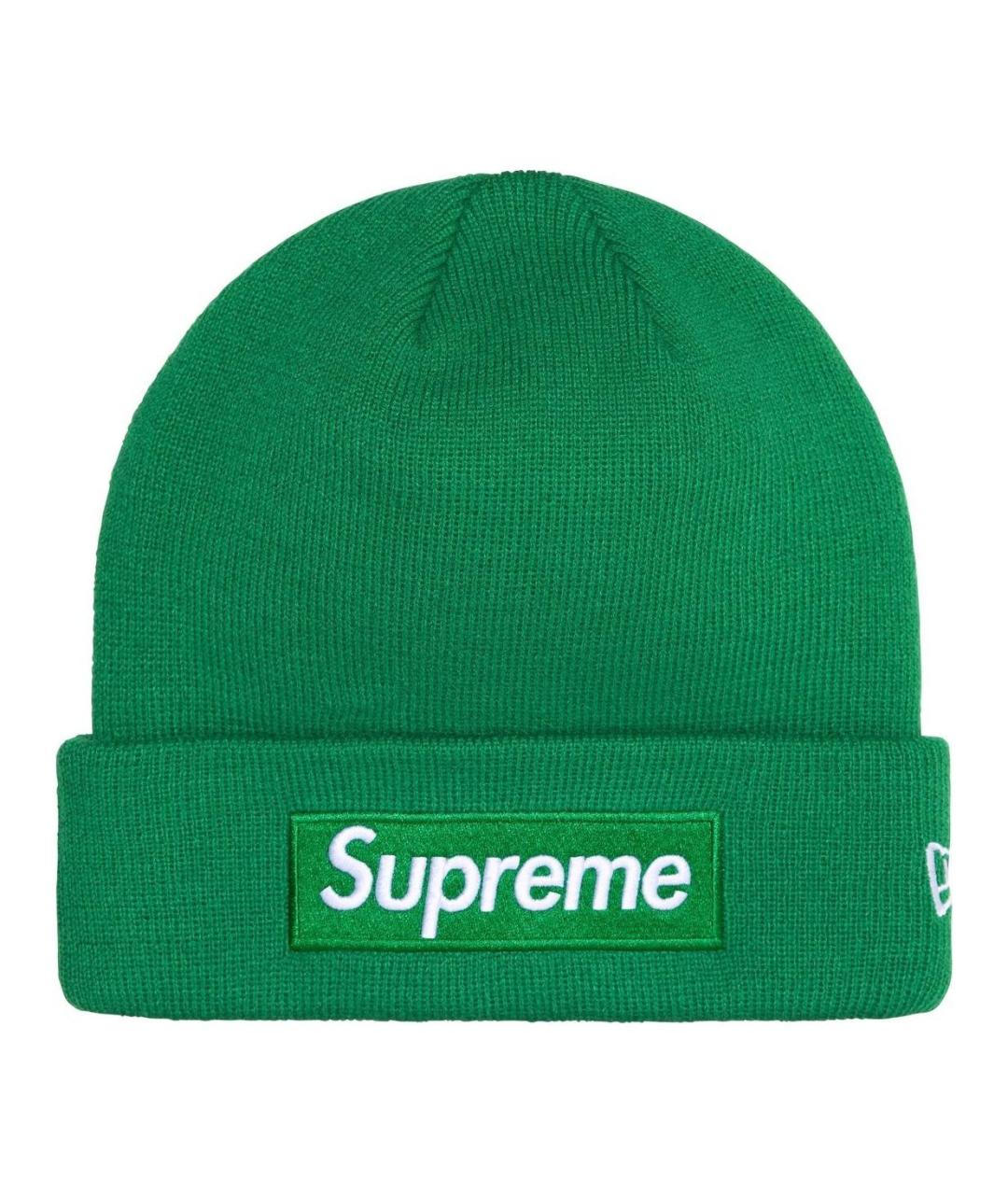 SUPREME Зеленая шапка, фото 1