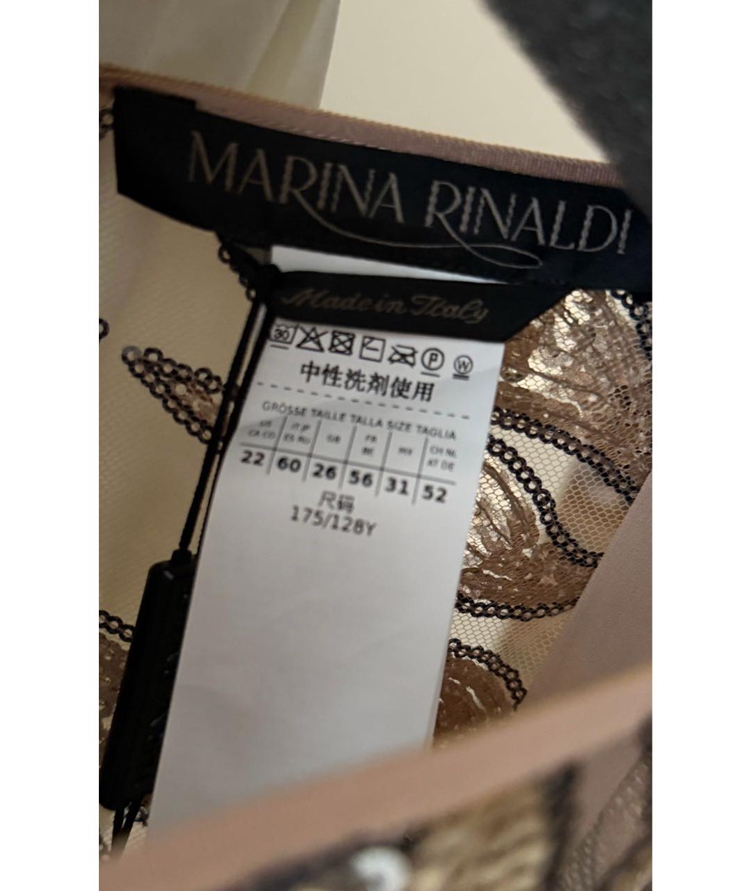 'S MAX MARA Золотое полиэстеровое вечернее платье, фото 7