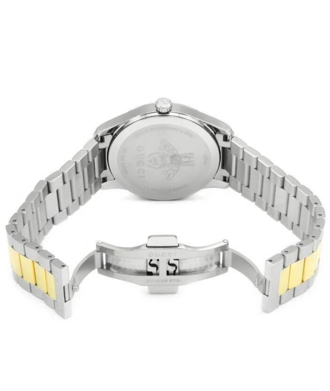 GUCCI Золотые стальные часы, фото 6