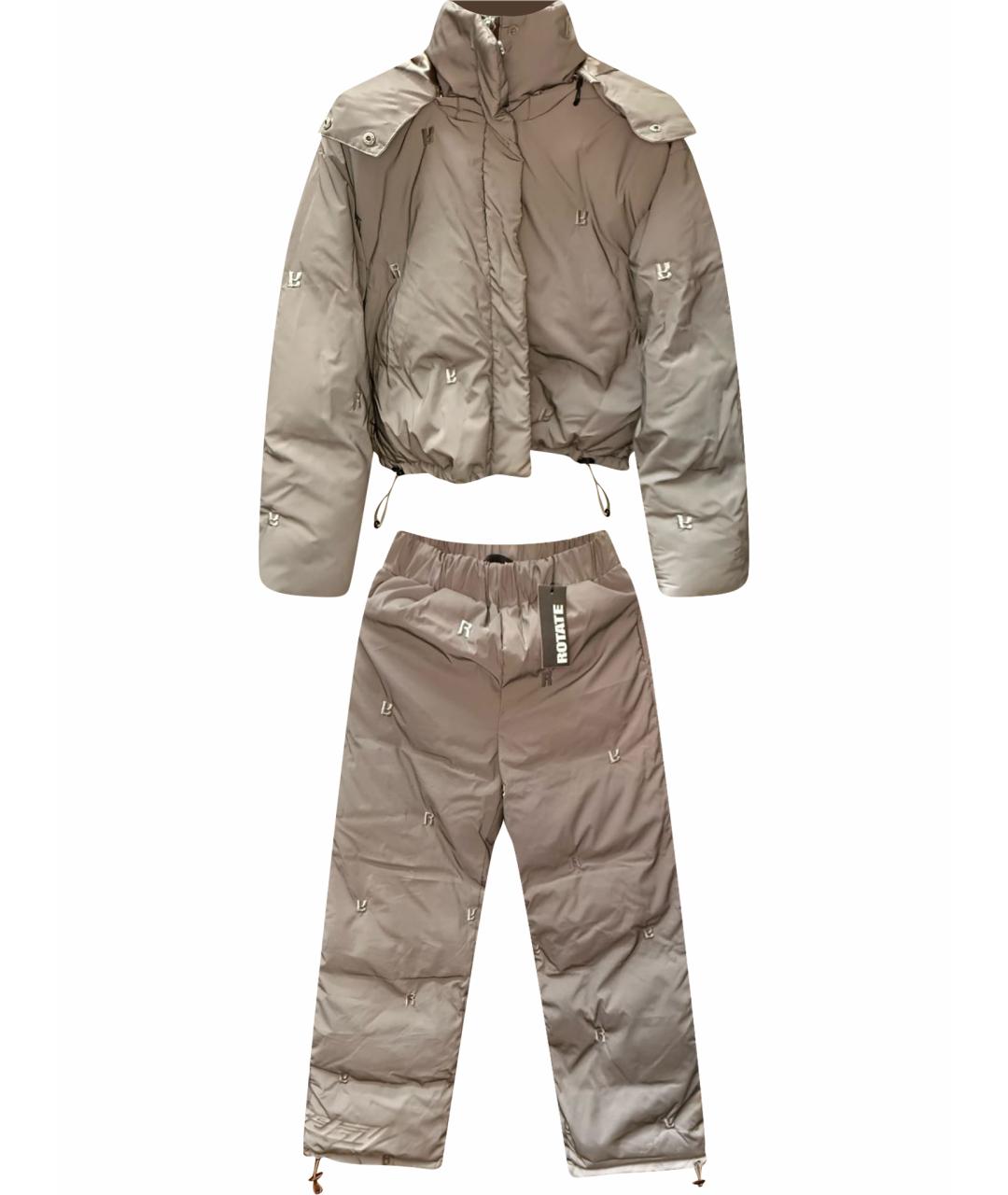 ROTATE Серебрянный полиэстеровый спортивные костюмы, фото 1