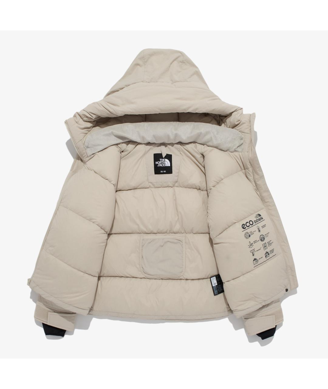 THE NORTH FACE Бежевый пуховик, фото 3