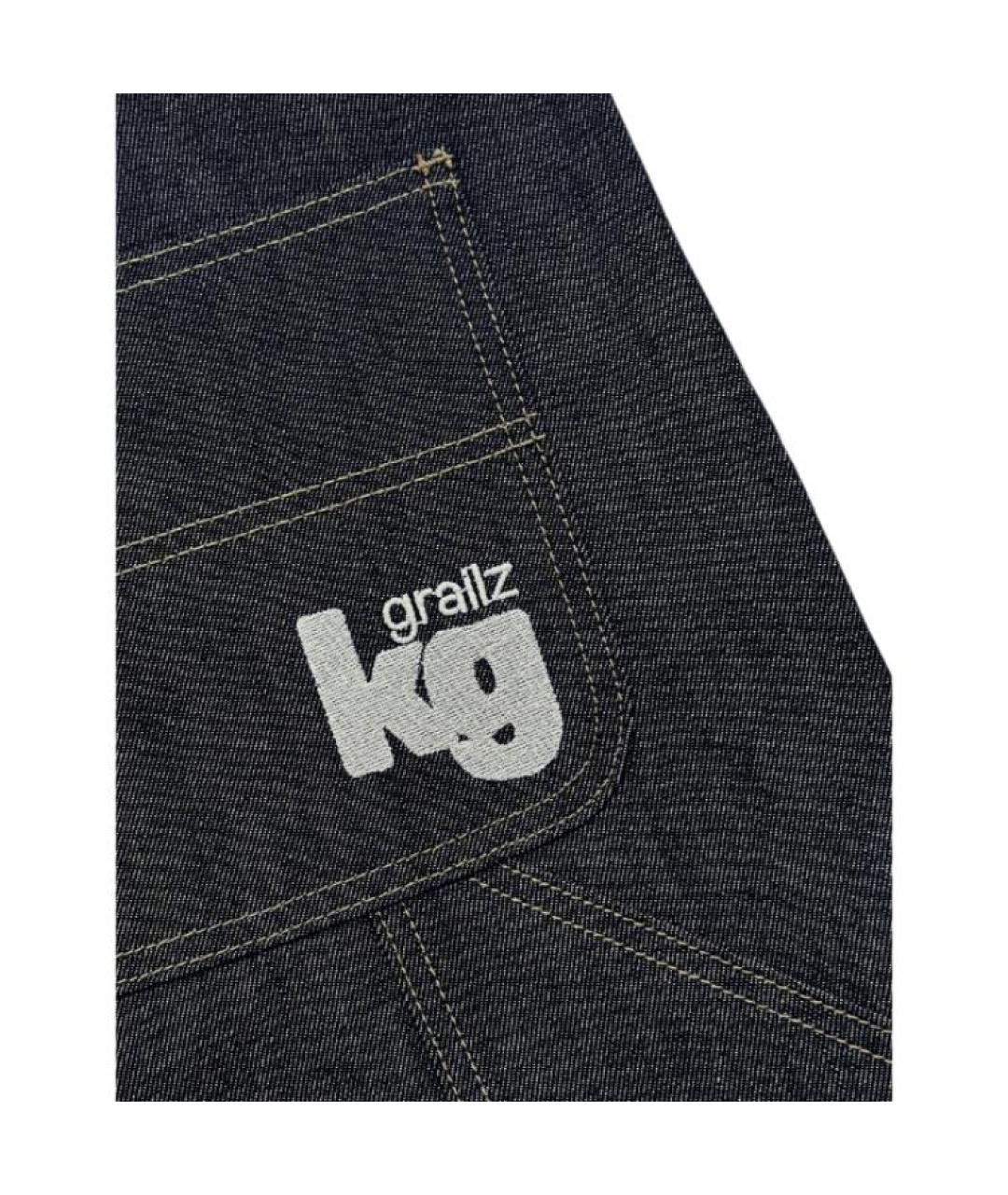 GRAILZ PROJECT G/R Синие прямые джинсы, фото 4