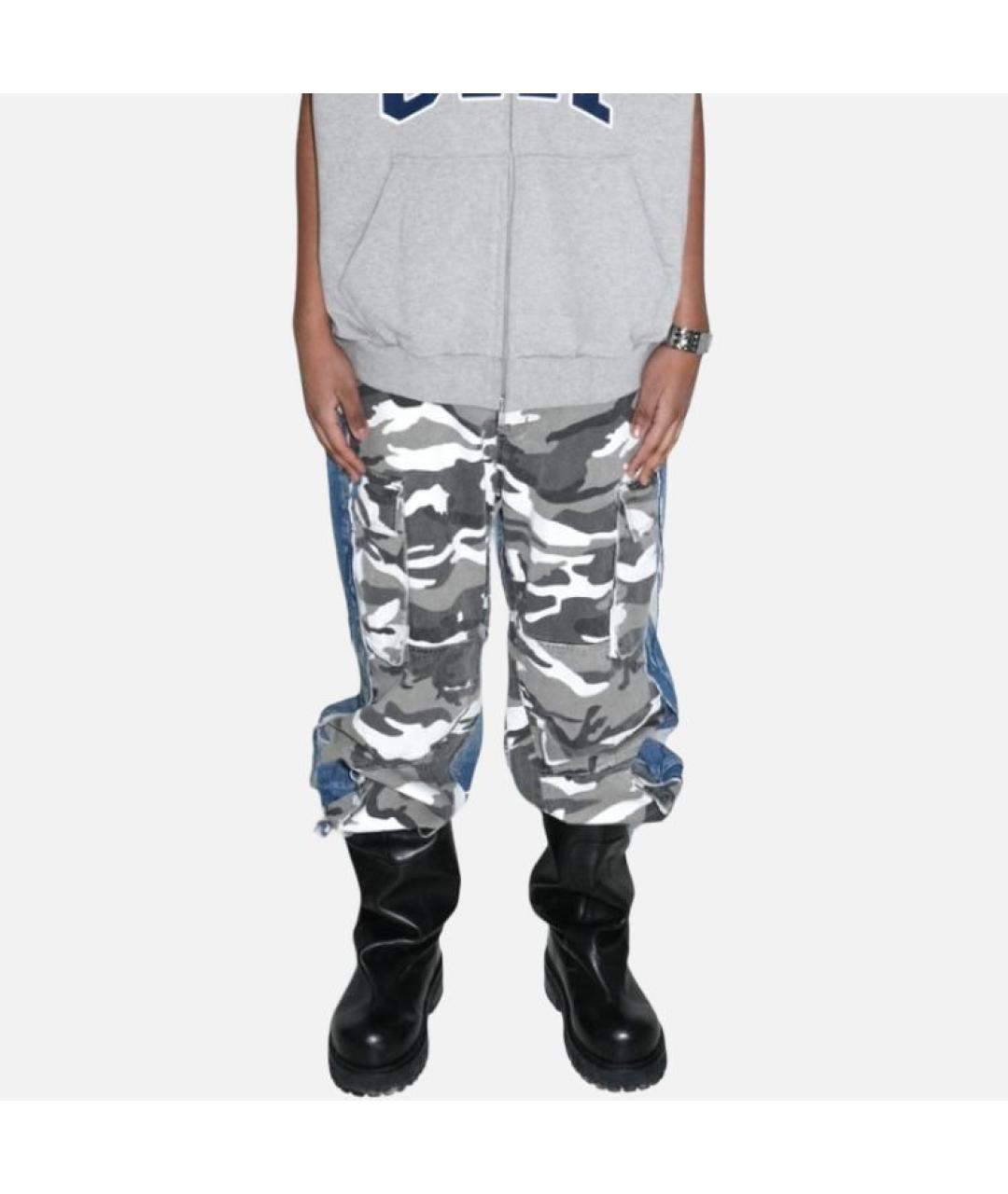 GRAILZ PROJECT G/R Мульти хлопковые прямые джинсы, фото 5