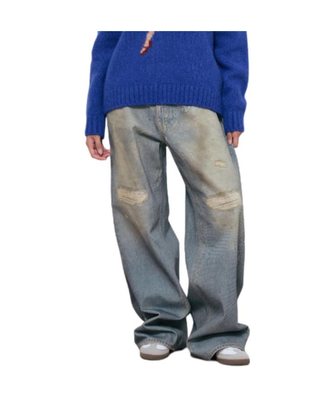 GRAILZ PROJECT G/R Синие прямые джинсы, фото 3