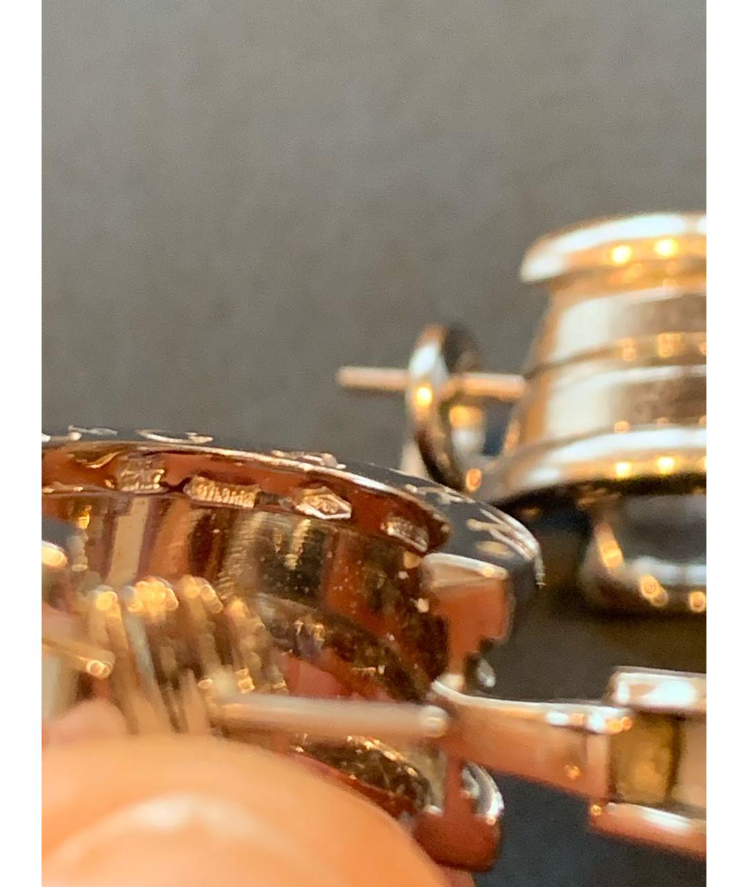 BVLGARI Белые серьги из белого золота, фото 5