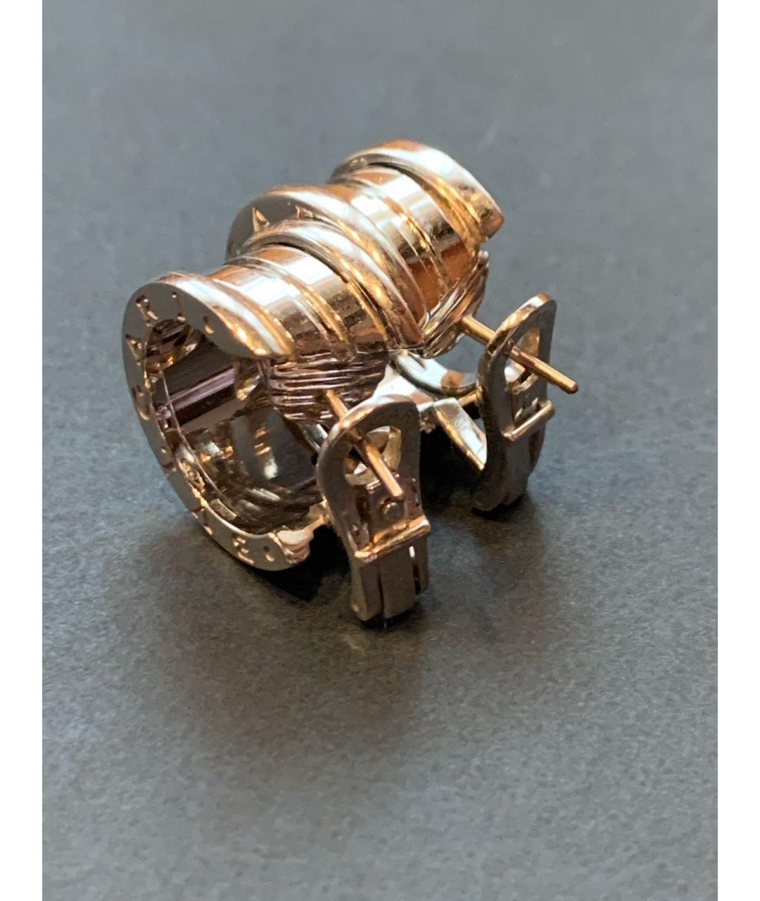 BVLGARI Белые серьги из белого золота, фото 3