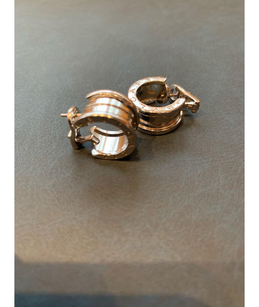 BVLGARI Белые серьги из белого золота, фото 4