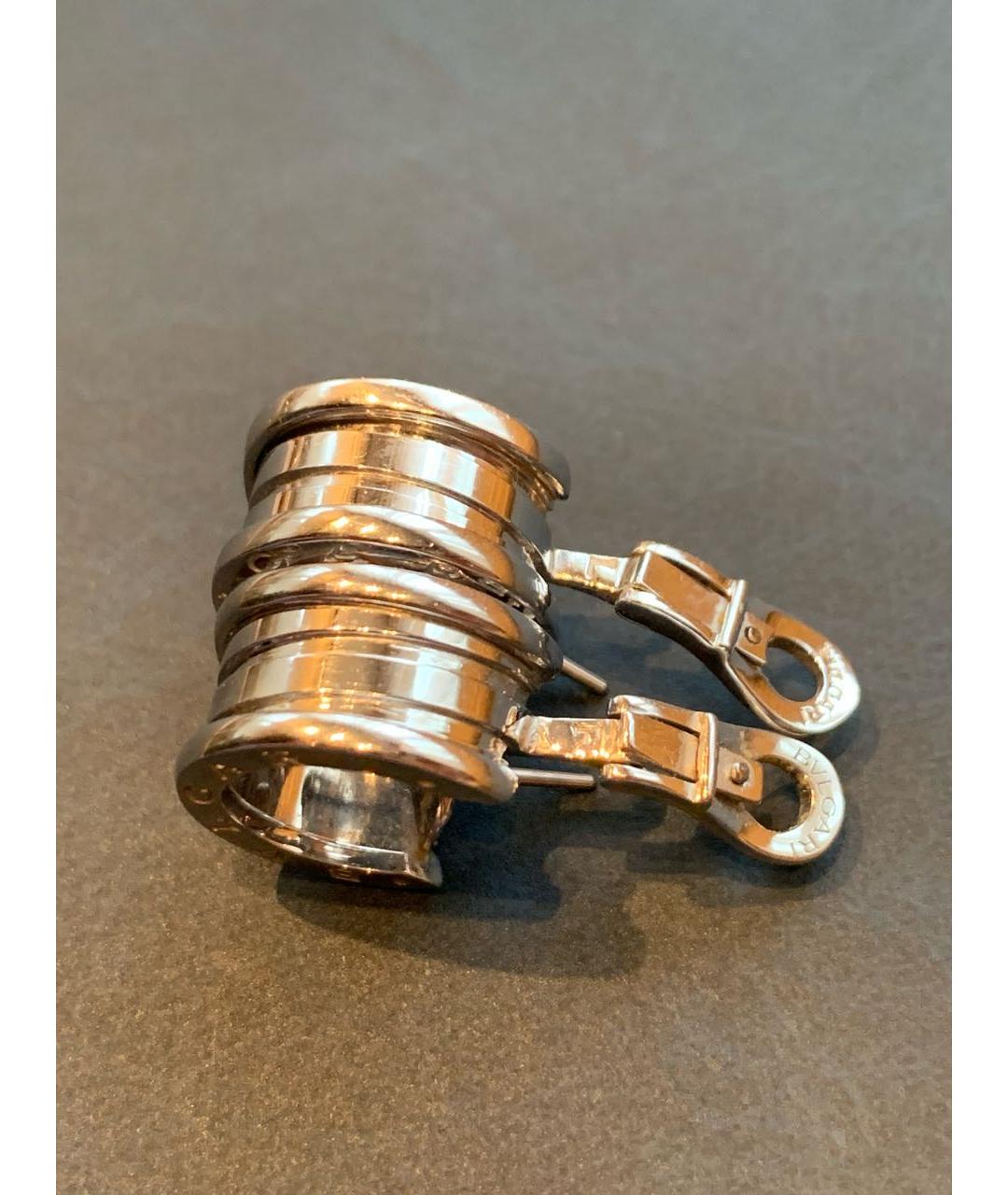 BVLGARI Белые серьги из белого золота, фото 6