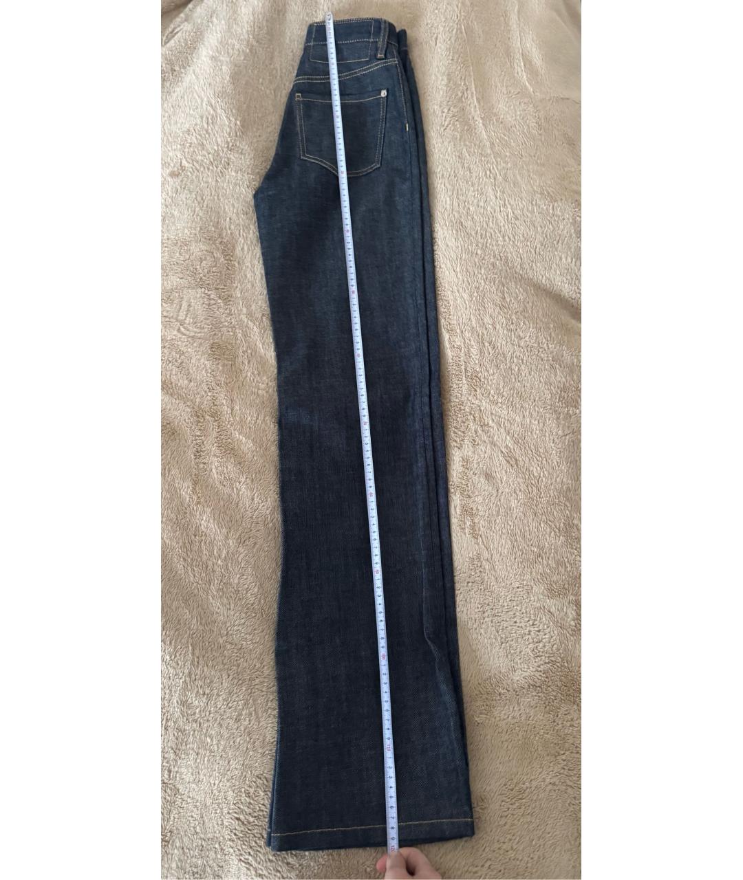 DSQUARED2 Темно-синие хлопковые прямые джинсы, фото 4