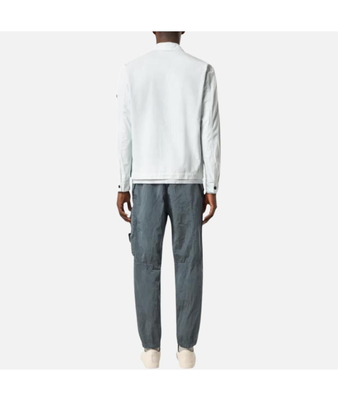 STONE ISLAND Синие повседневные брюки, фото 4