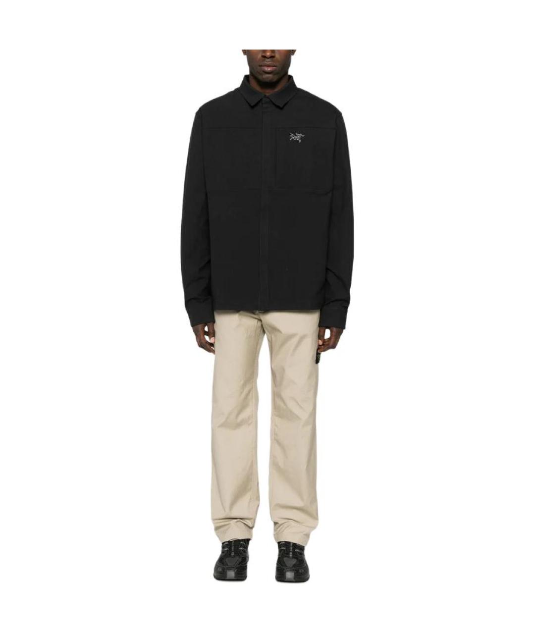 STONE ISLAND Бежевые хлопковые брюки чинос, фото 3