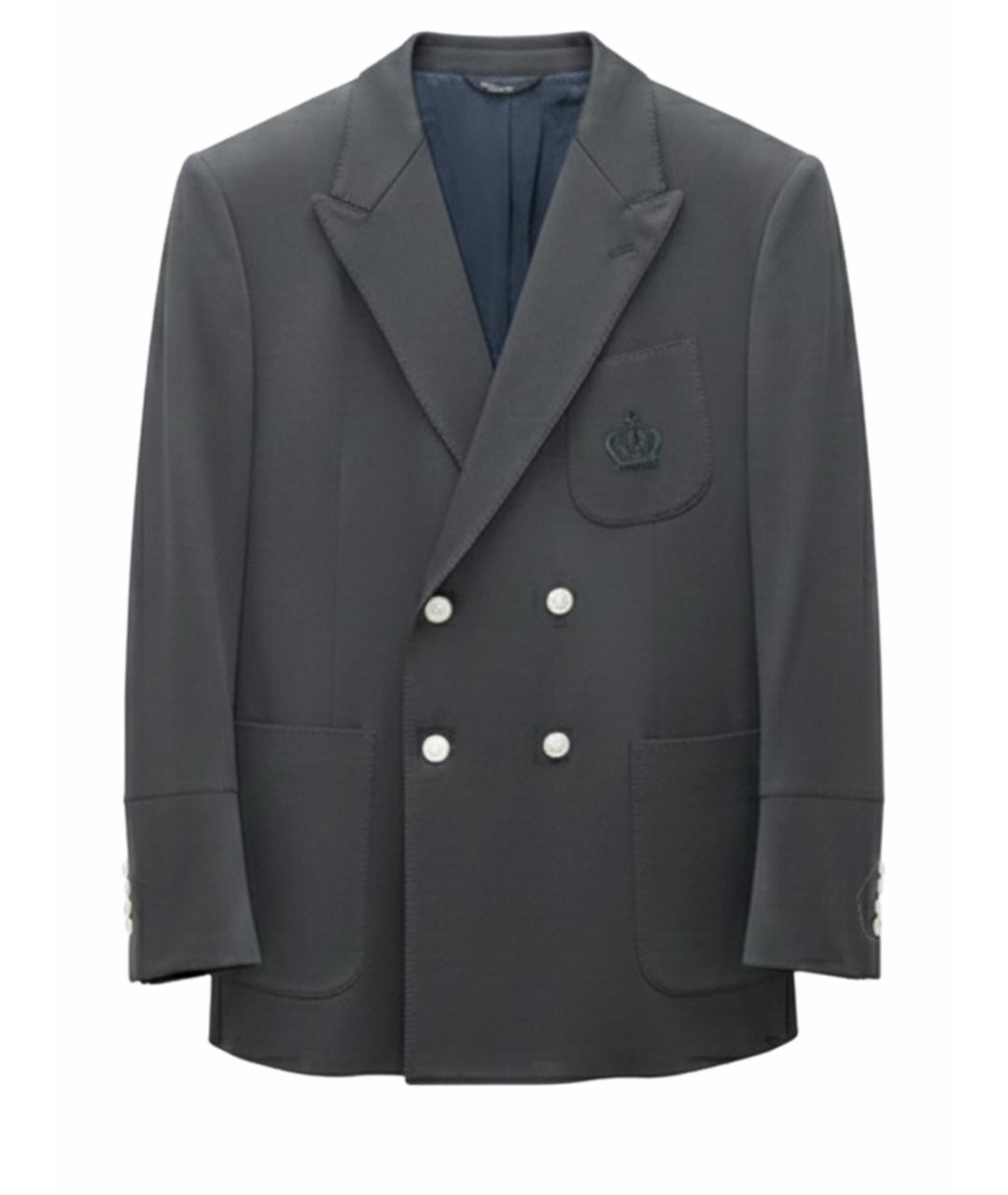 DOLCE&GABBANA Зеленый хлопковый пиджак, фото 1