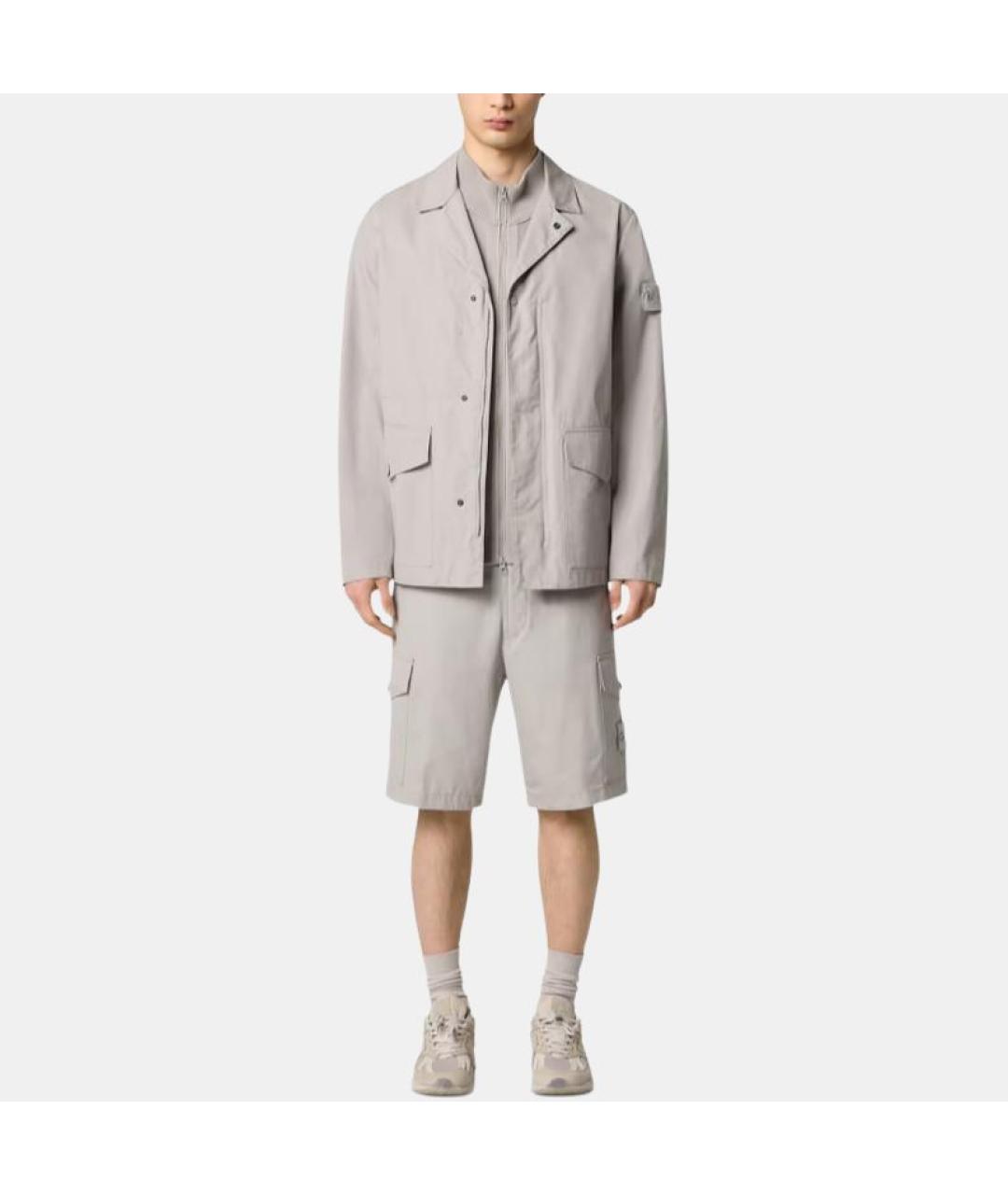 STONE ISLAND Серые шорты, фото 3