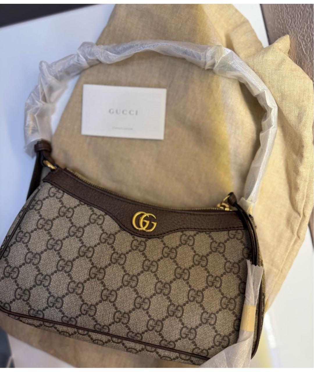 GUCCI Коричневая сумка через плечо, фото 2