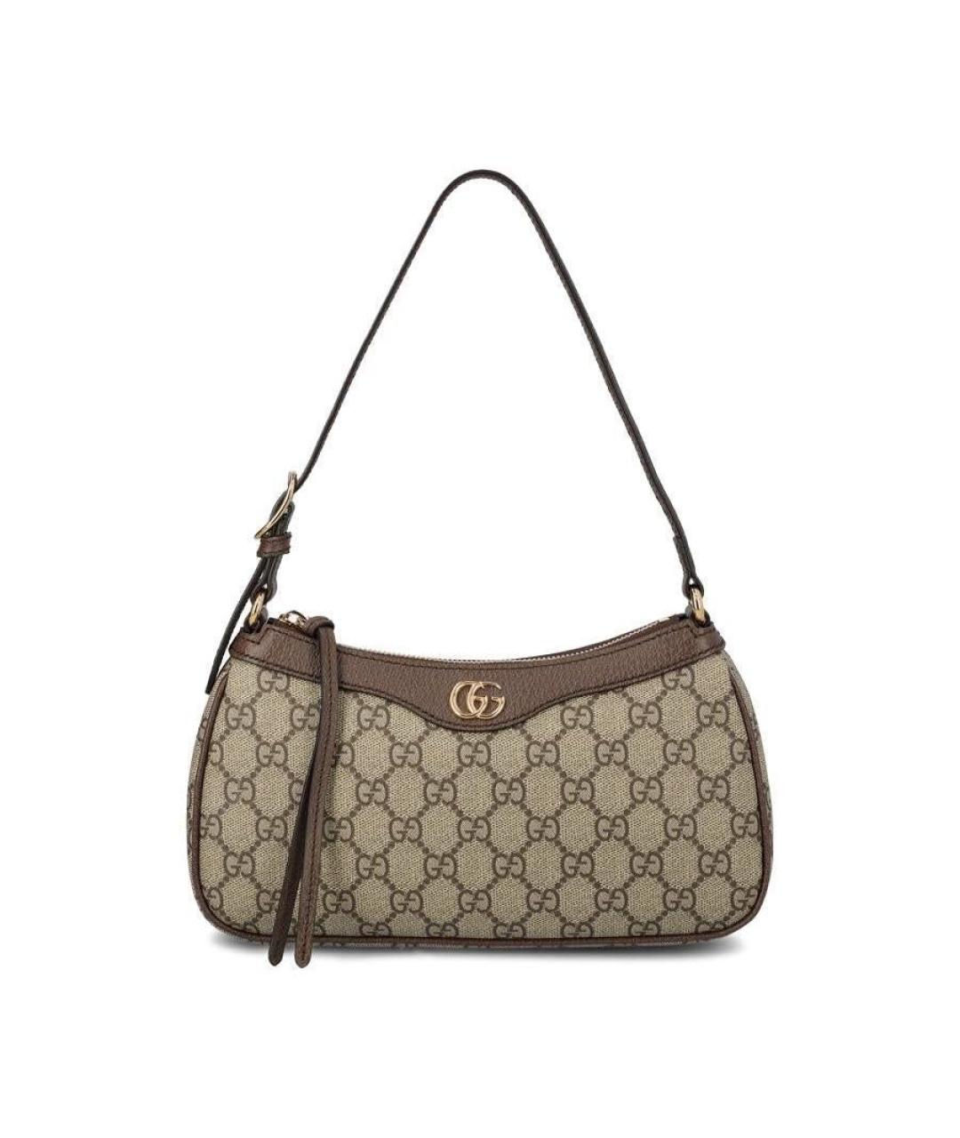 GUCCI Коричневая сумка через плечо, фото 1