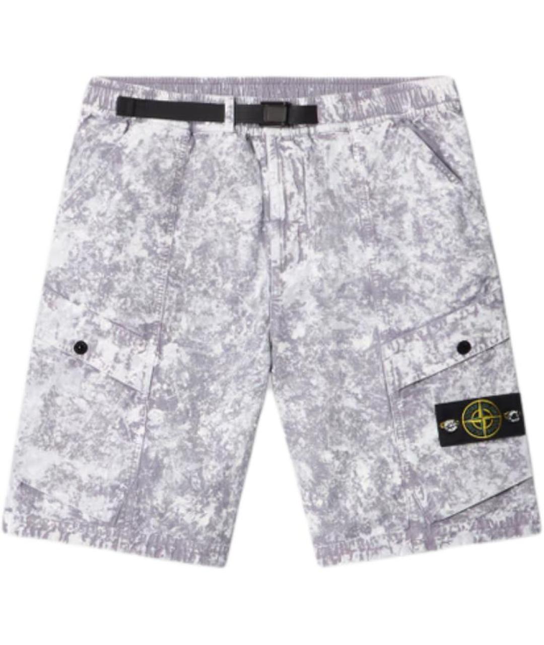 STONE ISLAND Серые шорты, фото 1