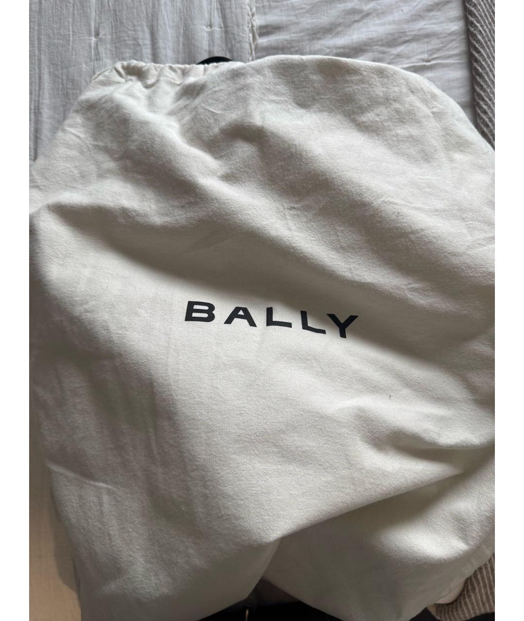 BALLY Черный кожаный рюкзак, фото 7