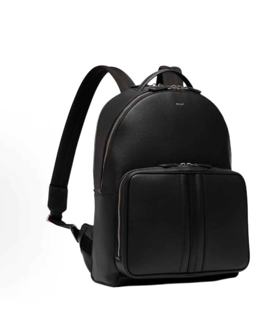 BALLY Черный кожаный рюкзак, фото 2