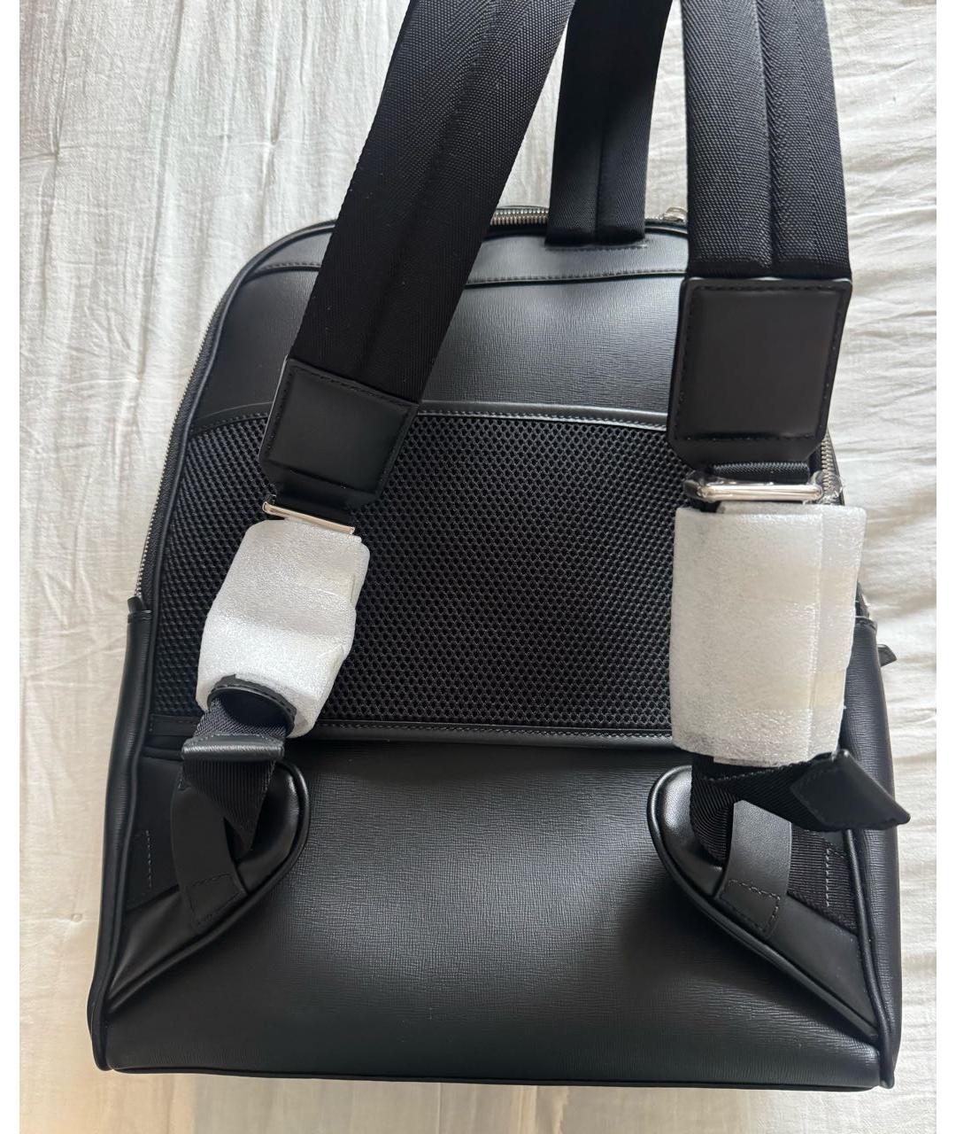 BALLY Черный кожаный рюкзак, фото 6