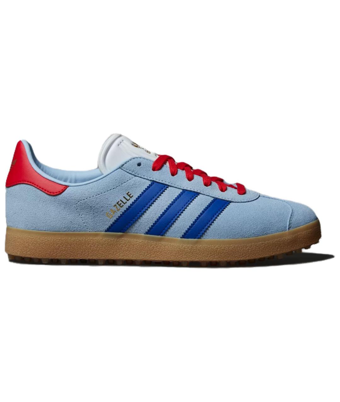 ADIDAS Синие замшевые кеды, фото 1