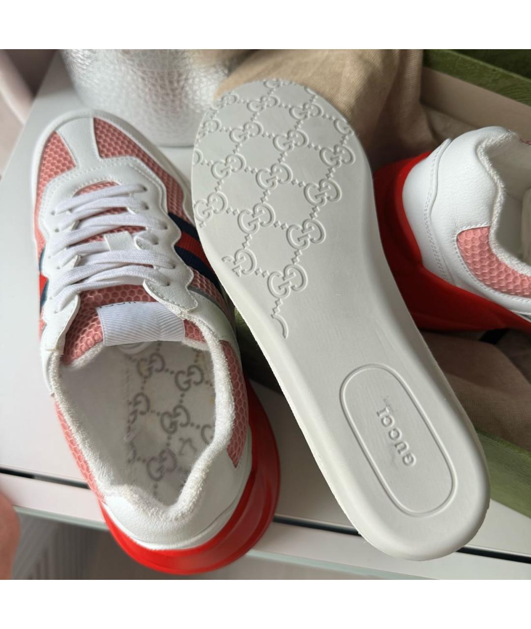 GUCCI Мульти текстильные кроссовки, фото 7