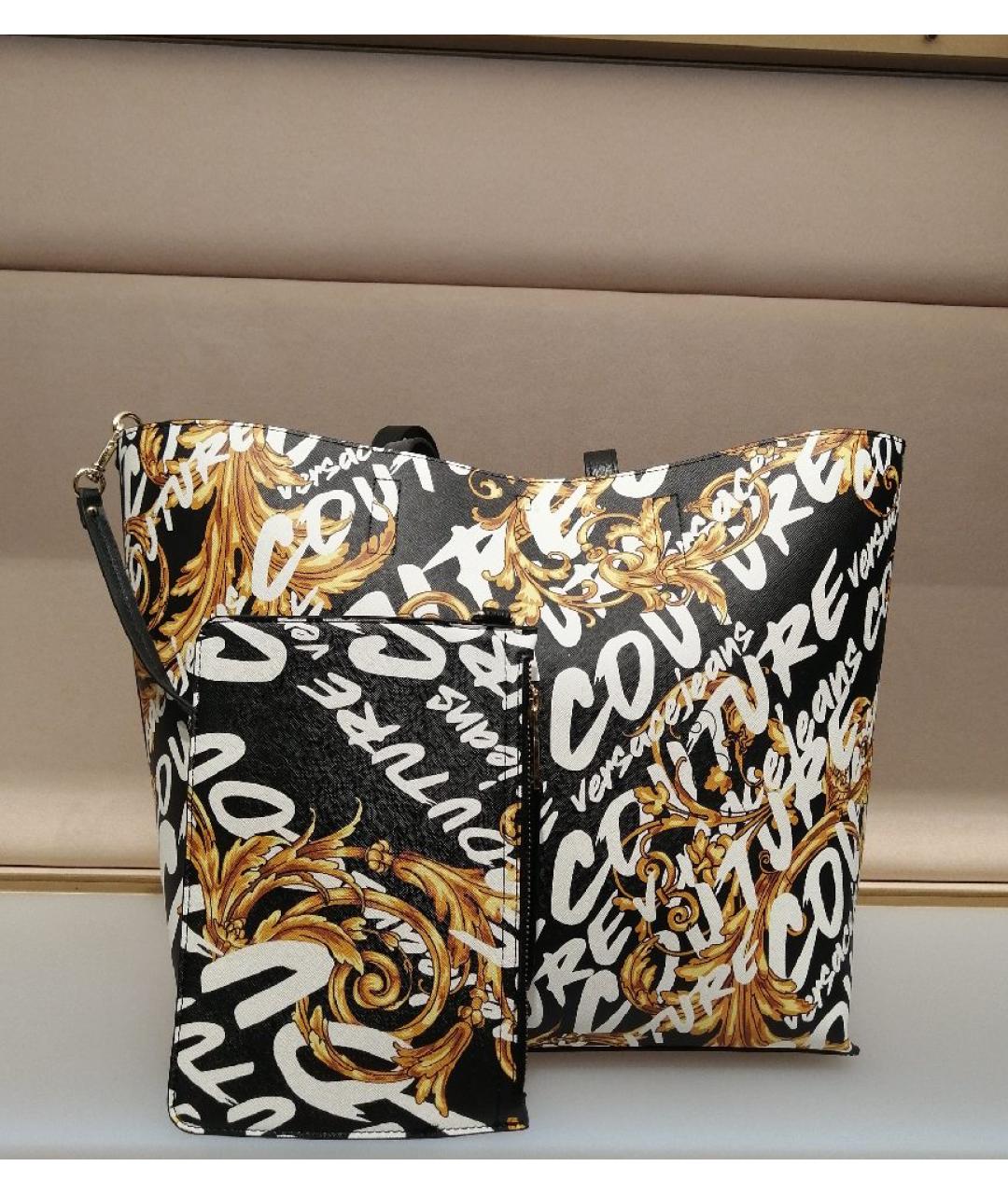 VERSACE JEANS COUTURE Мульти сумка тоут, фото 3