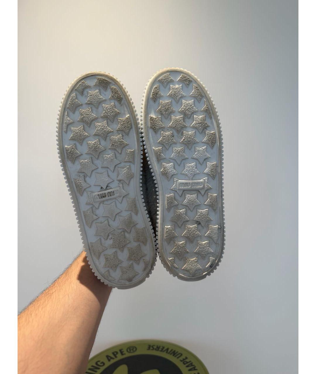 MIU MIU Белые кеды, фото 6