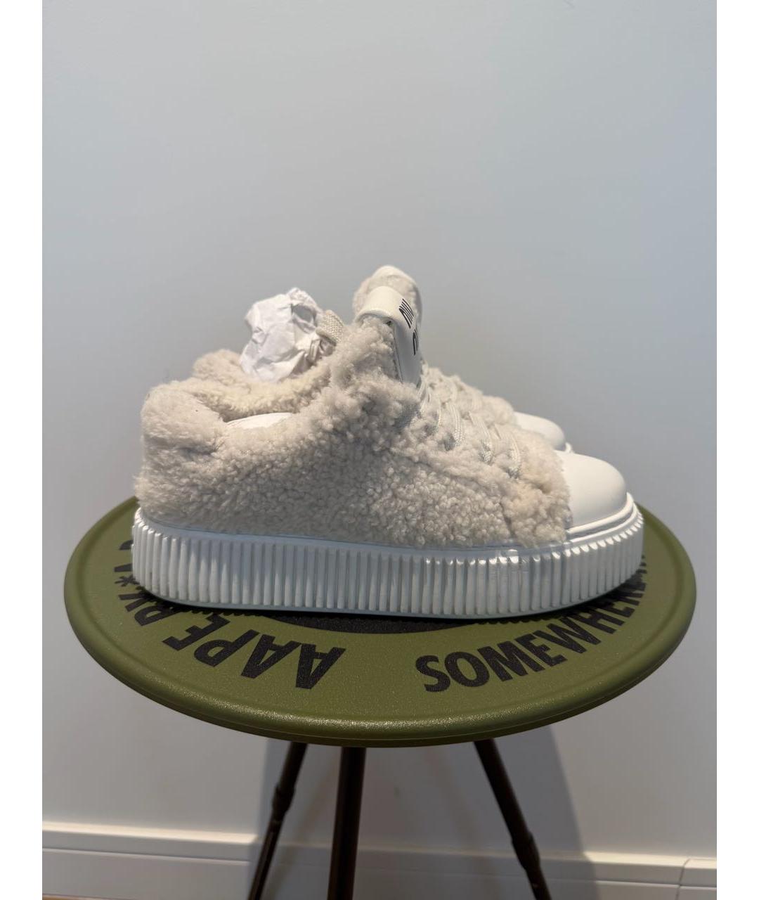 MIU MIU Белые кеды, фото 7