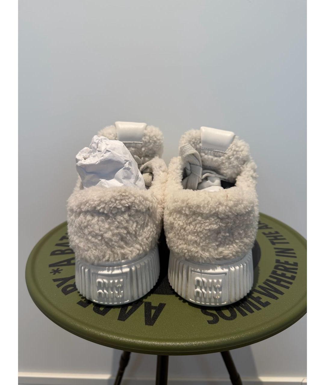 MIU MIU Белые кеды, фото 2