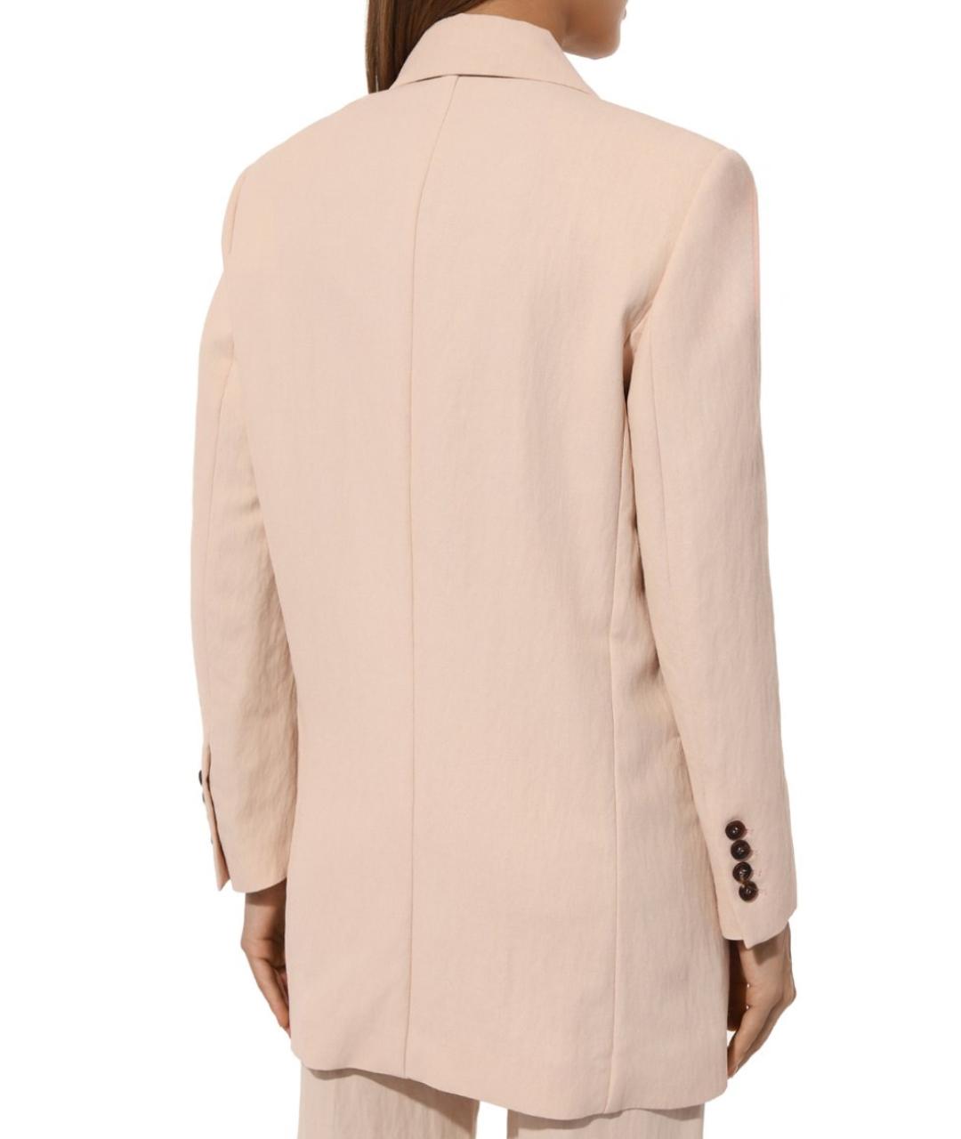 BRUNELLO CUCINELLI Розовый вискозный жакет/пиджак, фото 2