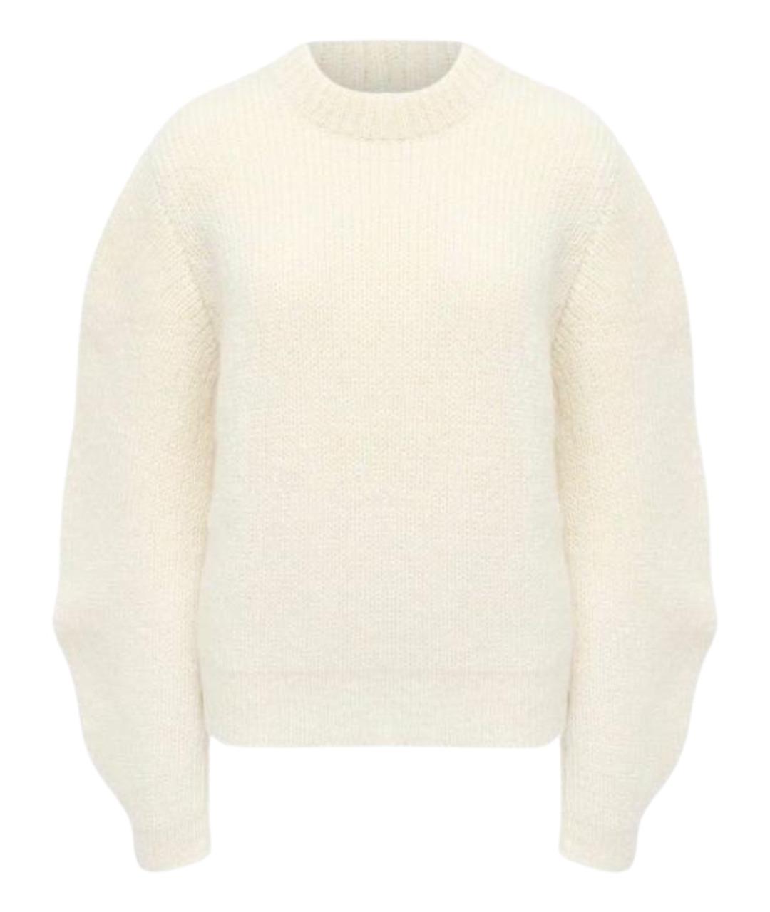 JIL SANDER Бежевый шерстяной джемпер / свитер, фото 1