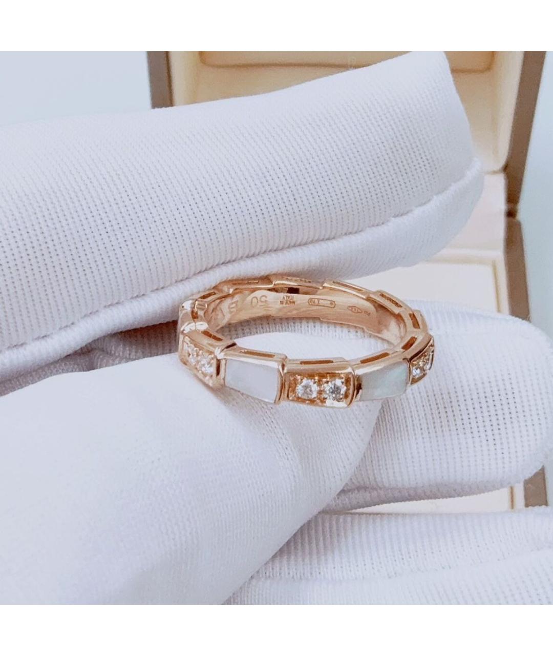 BVLGARI Розовое кольцо из розового золота, фото 5