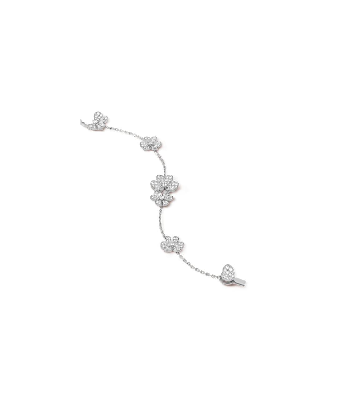 VAN CLEEF & ARPELS Серебрянный браслет из белого золота, фото 2