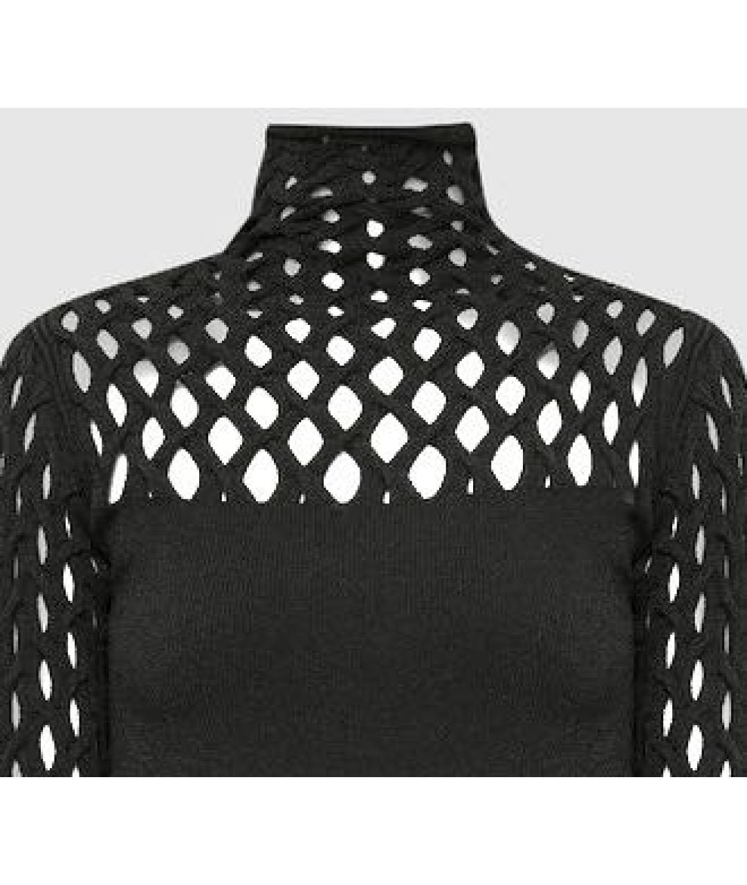 VALENTINO Черная вискозная водолазка, фото 4